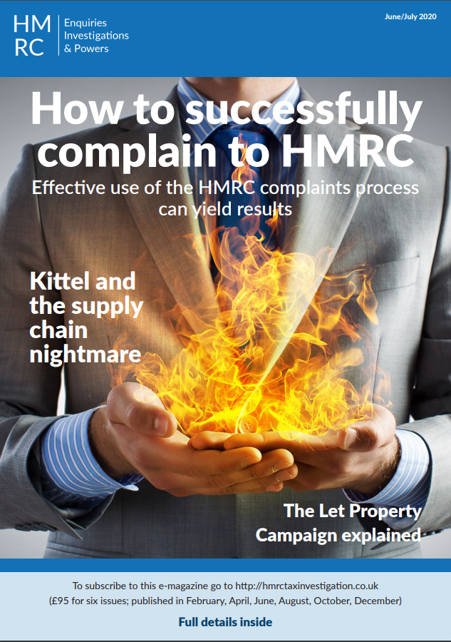 HMRC Tax Investigations The Only Magazine For HMRC Enquiry And 
