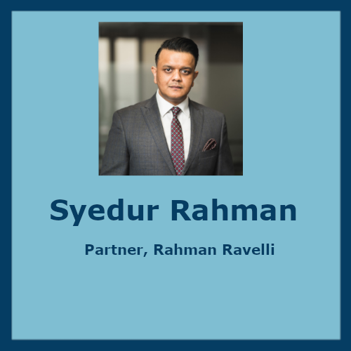 Syedur Rahman, Partner, Rahman Ravelli